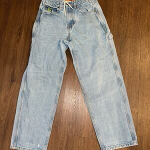 Butter Jeans Men’s Baggy Wide Leg Jeans Sz 28